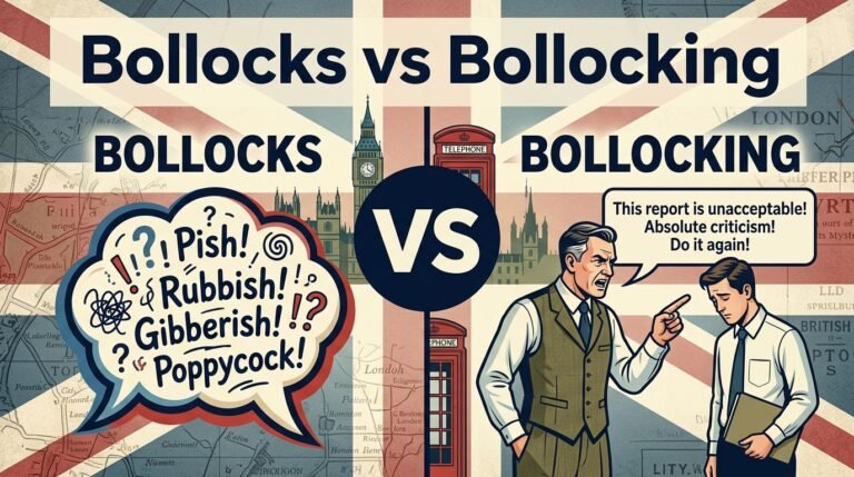 Bollocks vs Bollocking