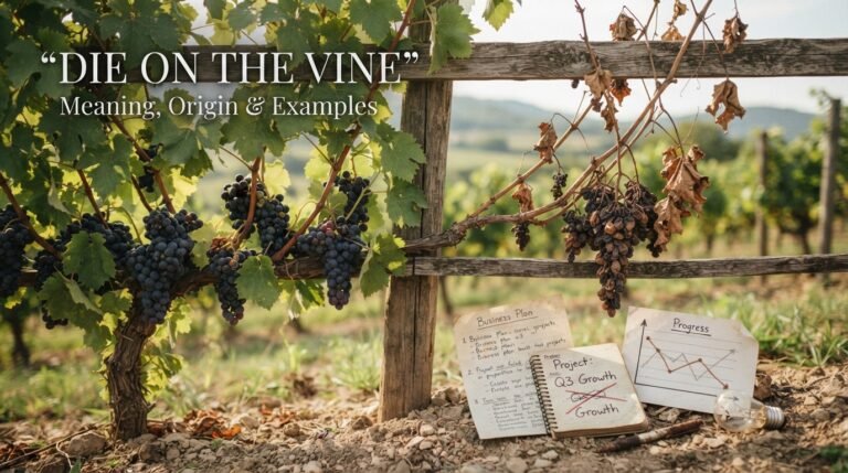 Die on the Vine