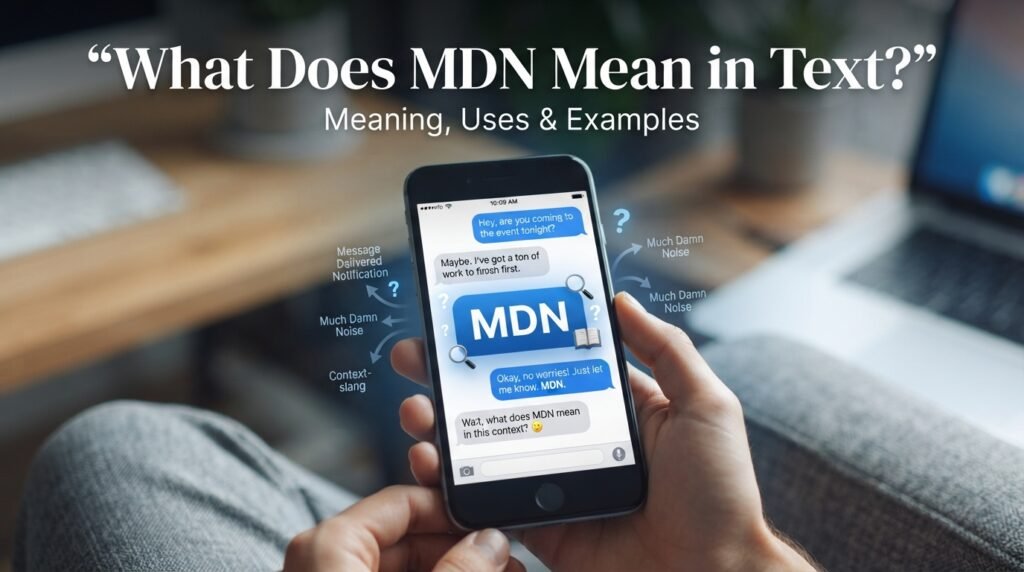 Origin & Background of MDN