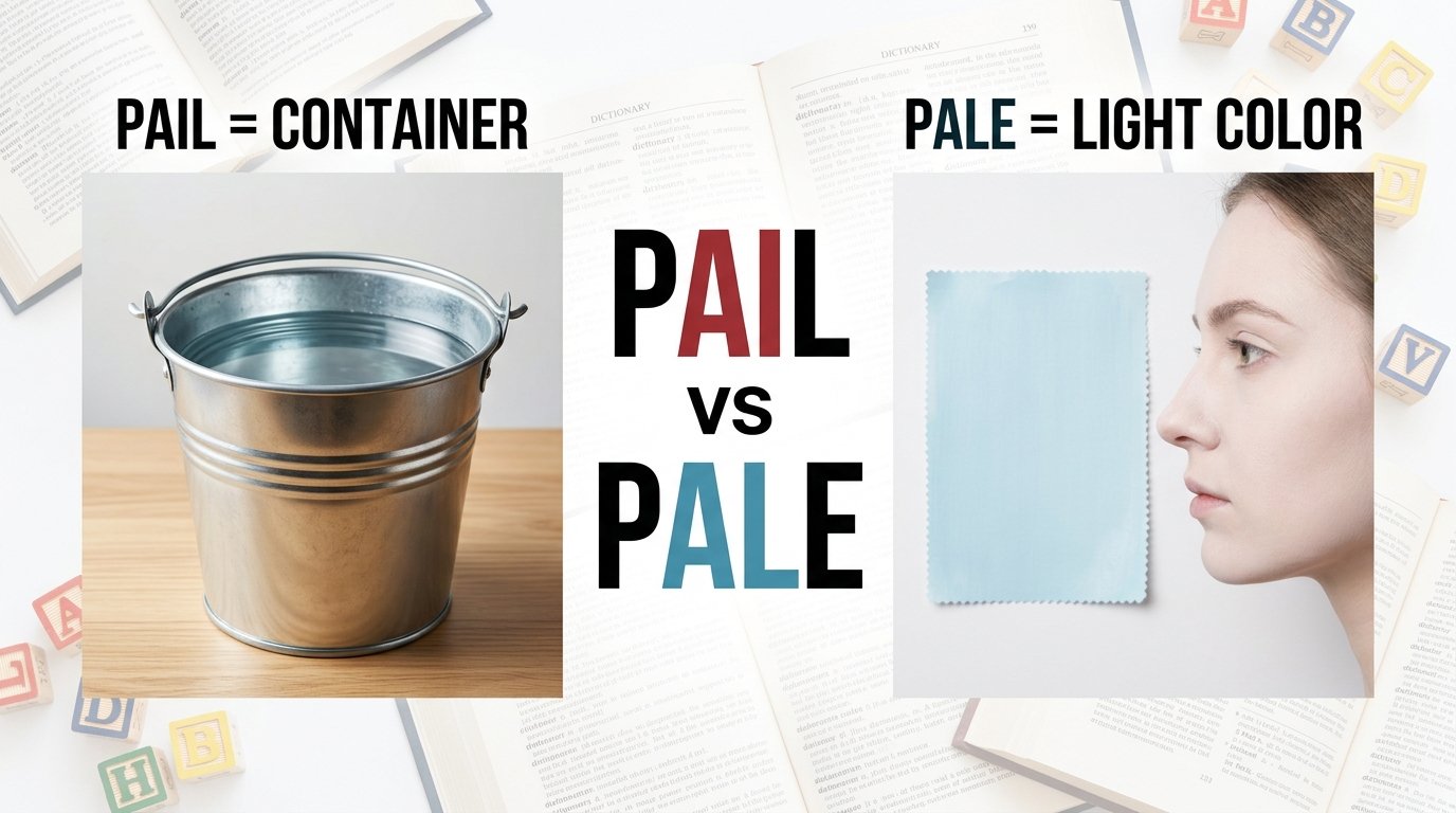 Pail vs Pale