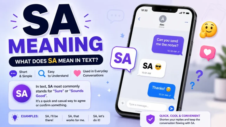 SA Meaning