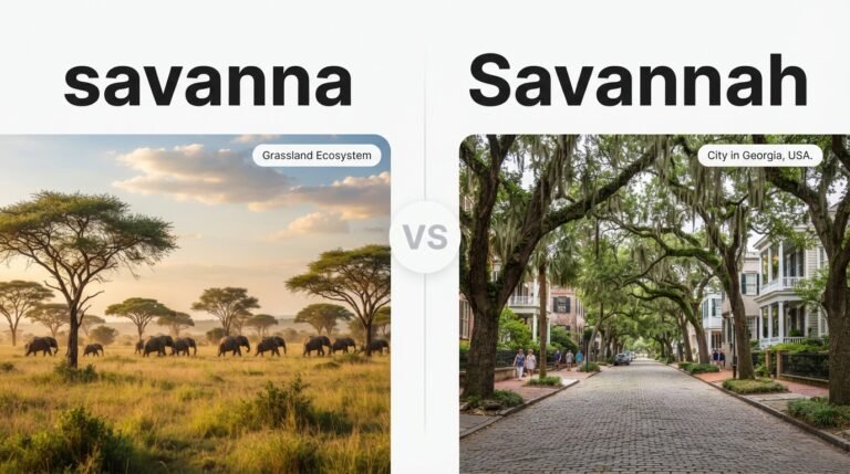Savanna vs. Savannah