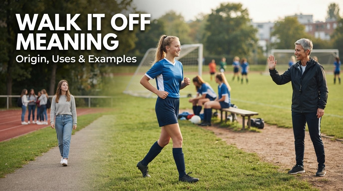 Walk It Off Meaning