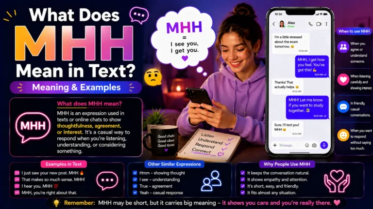 What Does MHH Mean in Text