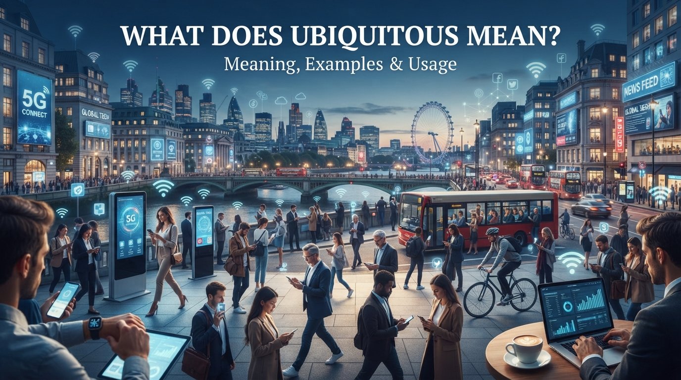 What Does Ubiquitous Mean Meaning & Examples
