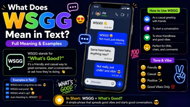 What Does WSGG Mean in Text