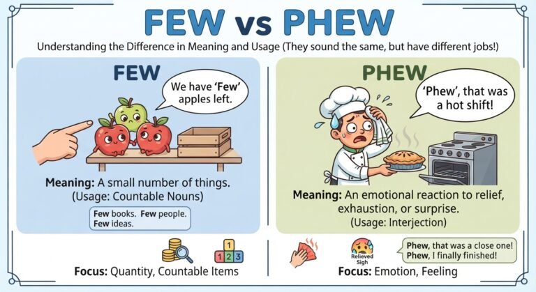 Few vs Phew