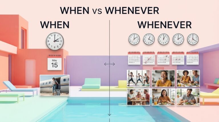 When vs Whenever