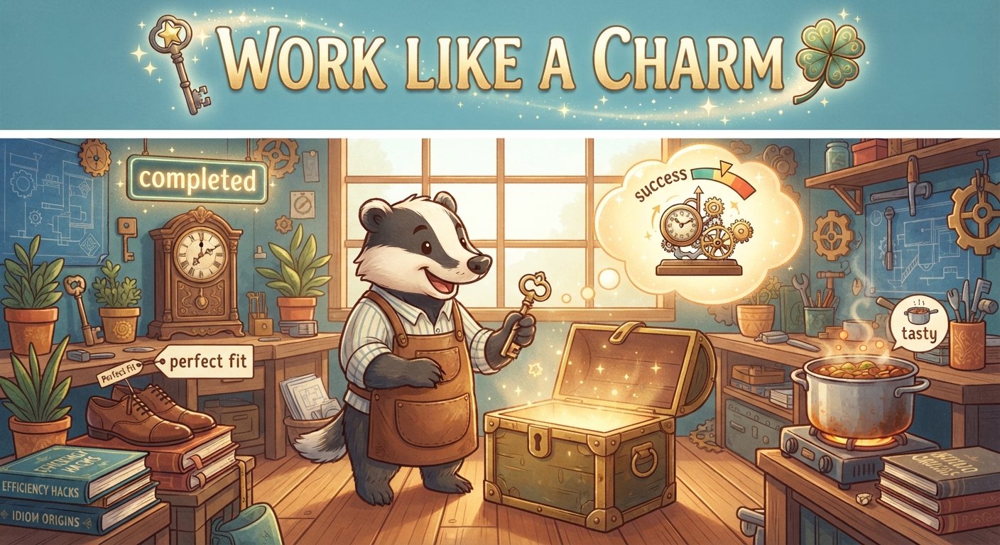 Work Like a Charm Meaning, Origin, Usage, Examples, and Grammar
