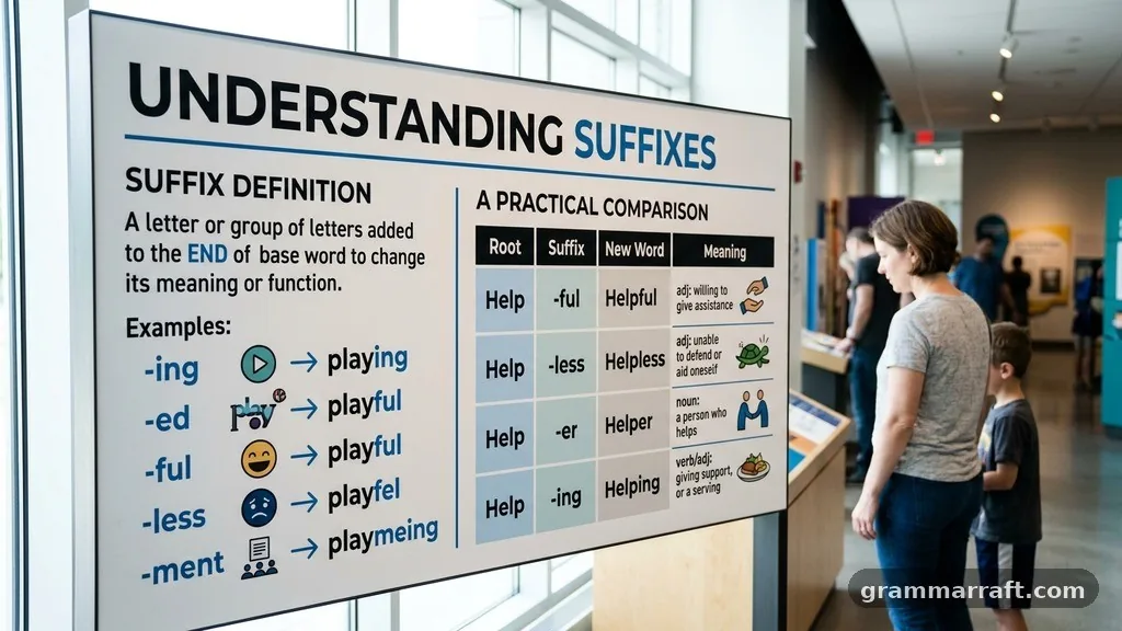 A practical comparison - suffix definition