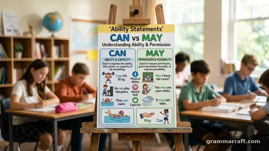 Ability in statements - can vs may