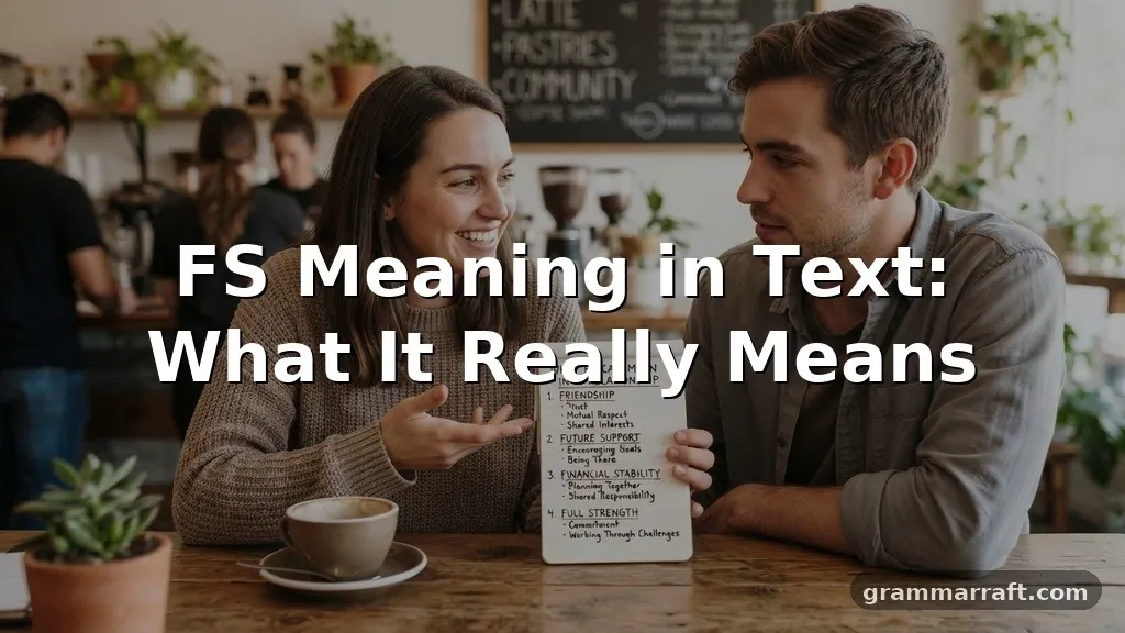 fs meaning in text
