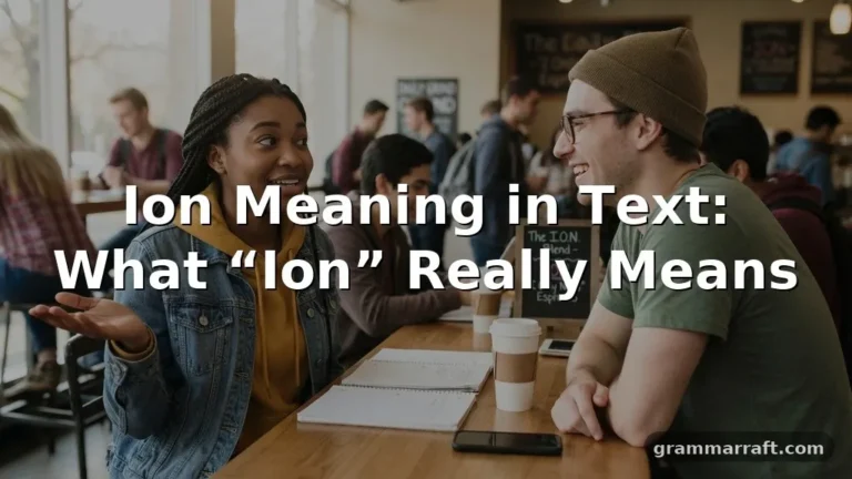 ion meaning in text