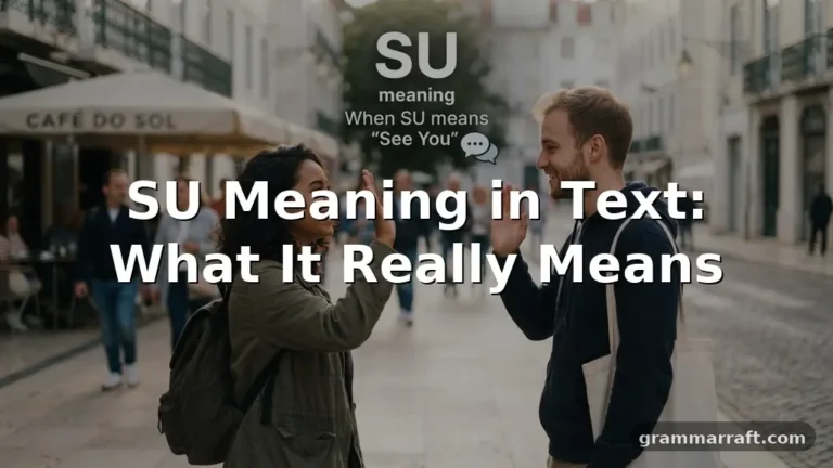 su meaning in text