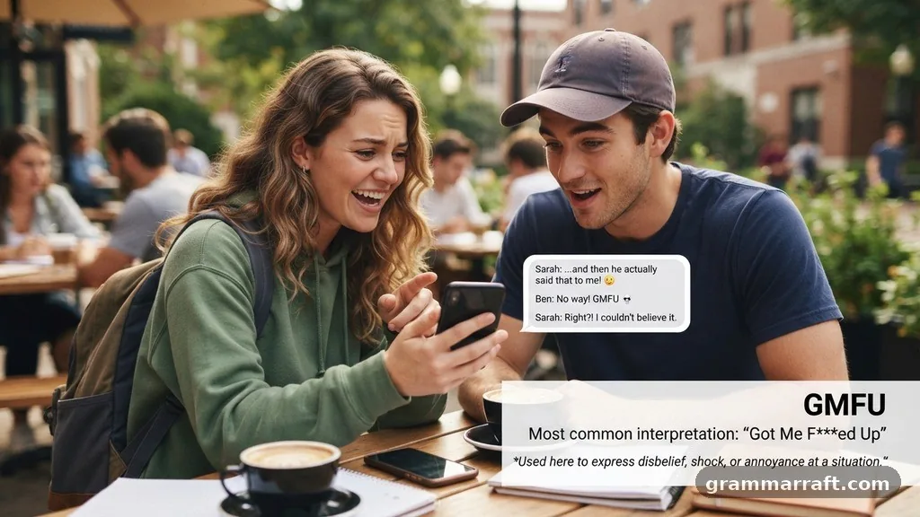 The most common interpretation - GMFU Meaning in Text: What Does GMFU Mean?