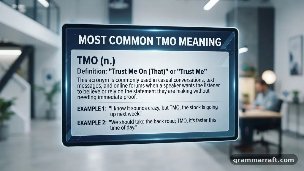 The Most Common TMO Meaning in Text - tmo meaning in text