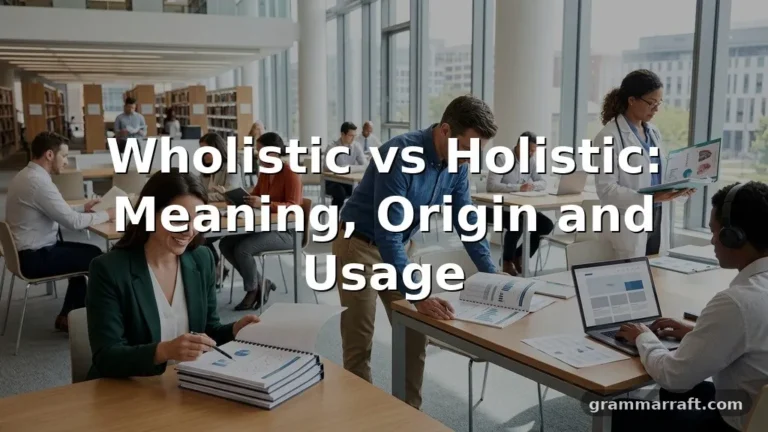 wholistic vs holistic