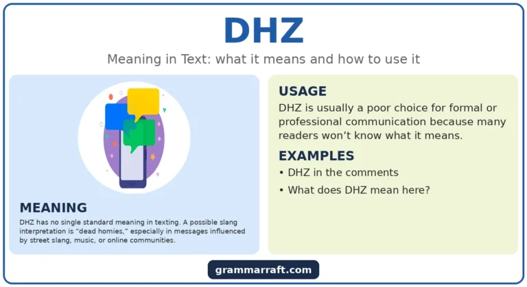 DHZ Meaning in Text: What Does DHZ Mean?