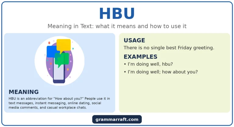 HBU Meaning in Text: What Does HBU Mean?