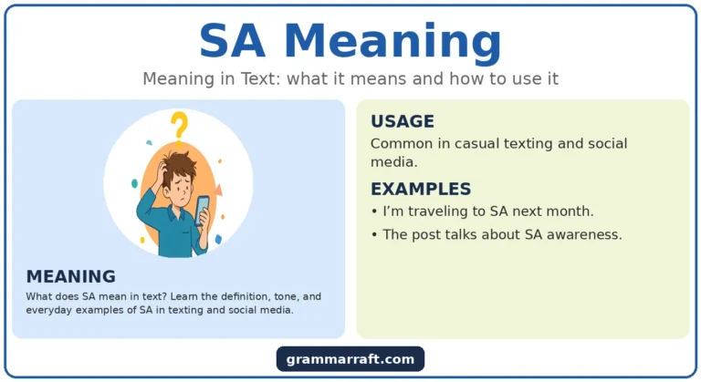 SA Meaning: What Does SA Mean in Text, Slang, and Social Media?