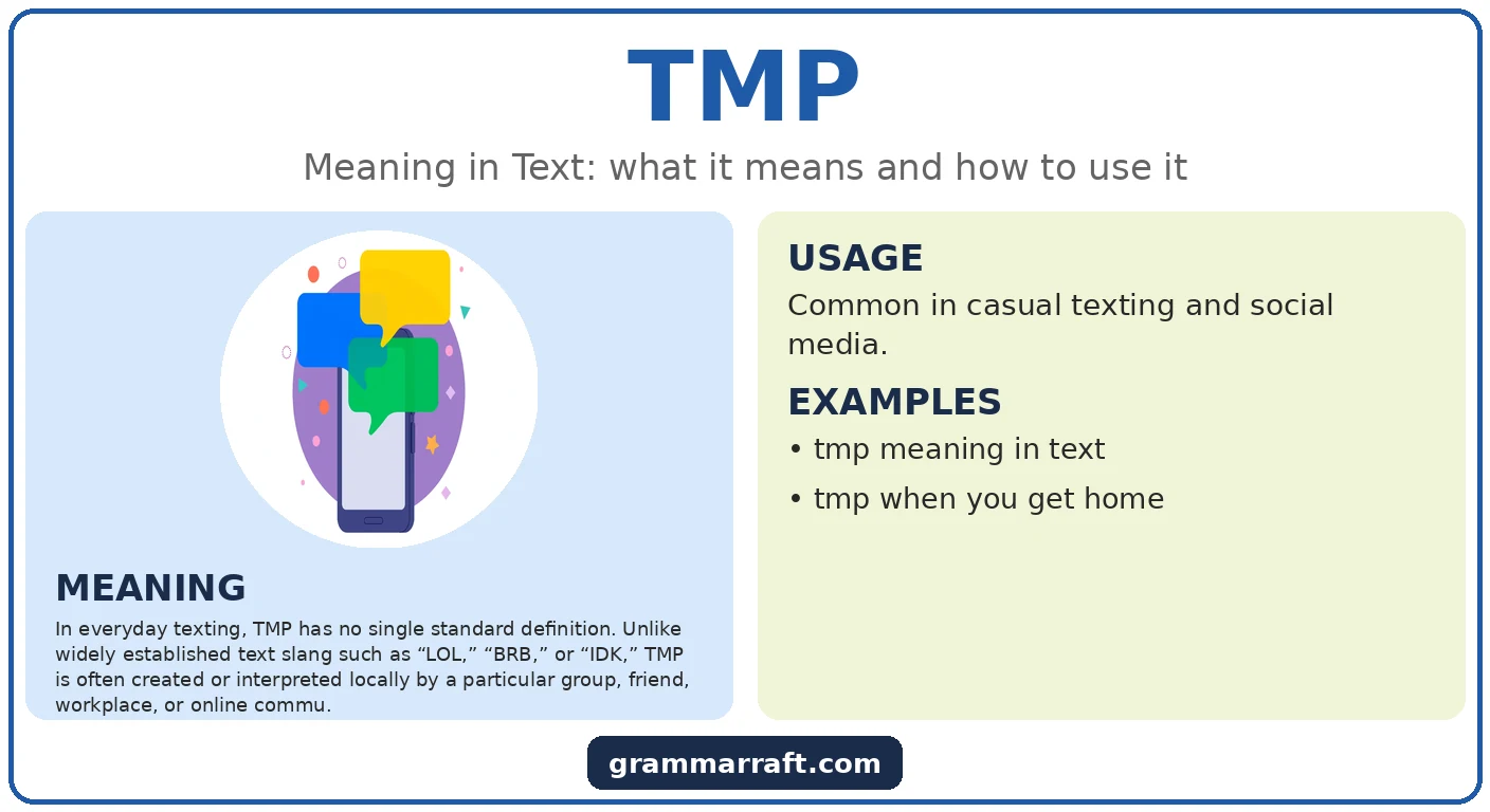 TMP Meaning in Text: What It Really Means