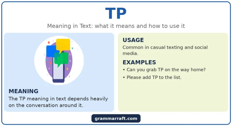 TP Meaning in Text: Slang, Uses & Examples